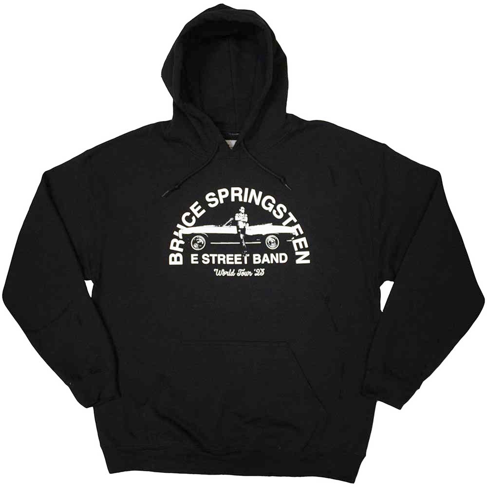 Bruce Springsteen - Tour '23 Leaning Car Hoodie/trui - Zwart